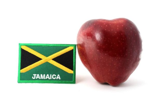 Patch Jamaica Flag อาร์มติดเสื้อรูปธงจาไมก้า สีเขียวบอกความเป็นราสต้าในตัวคุณ