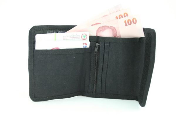 Wallet Hemp Rastaman Velcro Zip กระเป๋าสตางค์ราสต้าใยกัญชา ปักลาย BOB MARLEY﻿﻿ 4