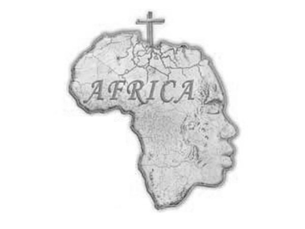 เสื้อยืดลาย Africa Continent Human Head