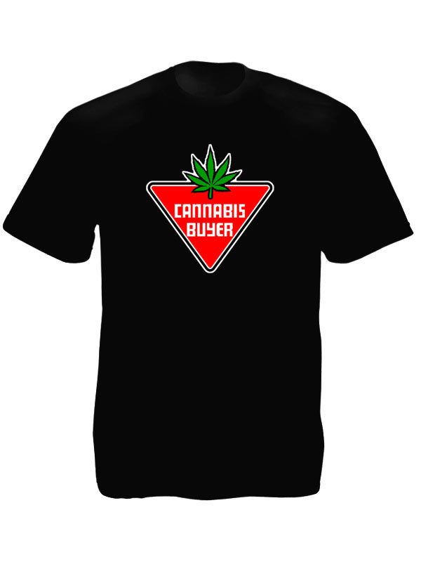 Cannabis Buyer Black Tee-Shirt เสื้อยืดสีดำ Cannabis Buyer Black Tee-Shirt