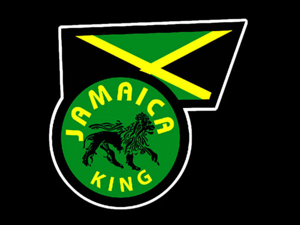 เสื้อยืดสีดำ Jamaica Flag