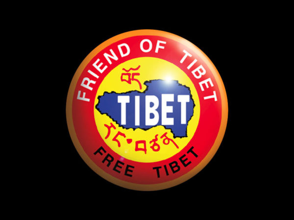 Free Tibet Friend of Tibet Black Tee-Shirt เสื้อยืดสีดำ Free Tibet Friend of Tib