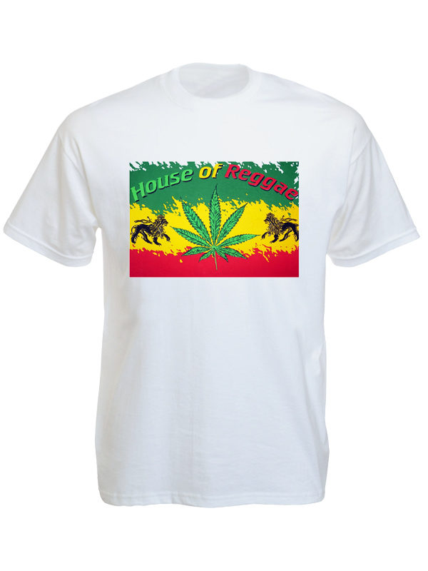 House of Reggae White Tee-Shirt