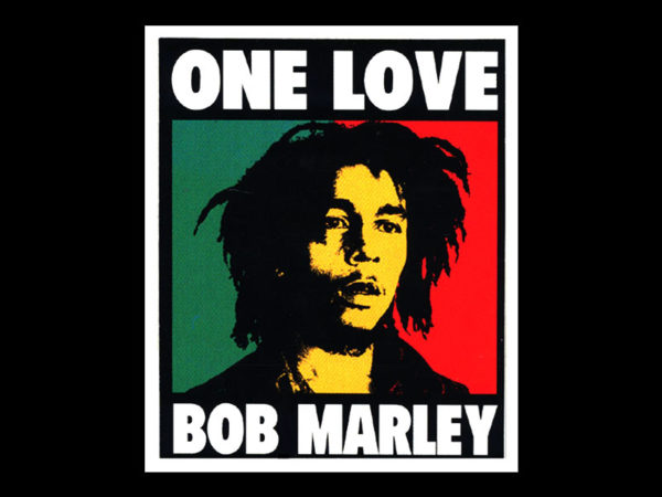 Bob Marley One Love Album Black Tee-Shirt เสื้อยืดสีดำลาย Bob Marley One Love Al