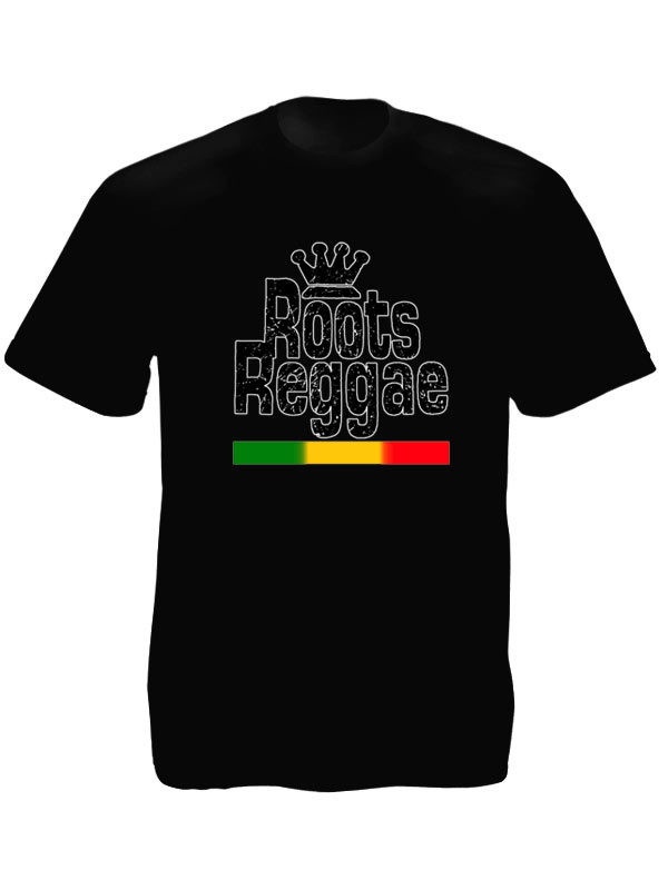 Roots Reggae Black Tee-Shirt