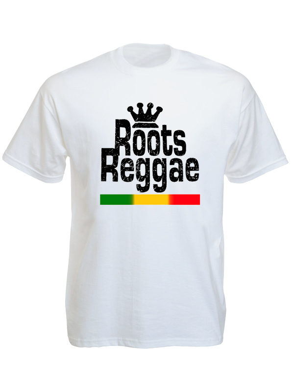 Roots Reggae White Tee-Shirt