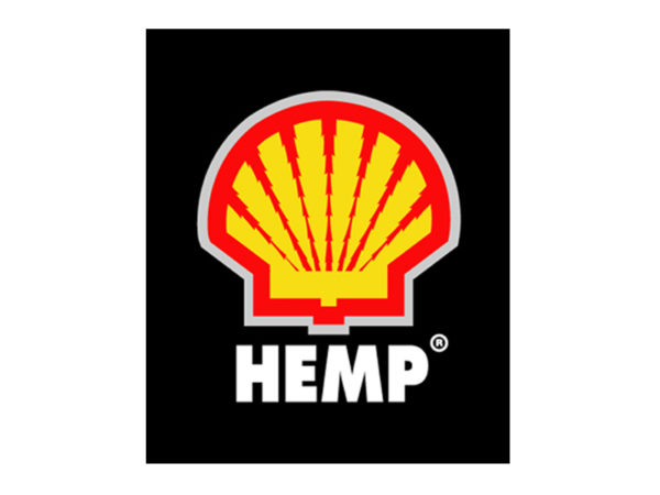 Hemp Shell Logo White Tee-Shirt เสื้อยืดคอกลมสีขาวสกรีนลายโลโก้เชลล์  สีสันสดใส